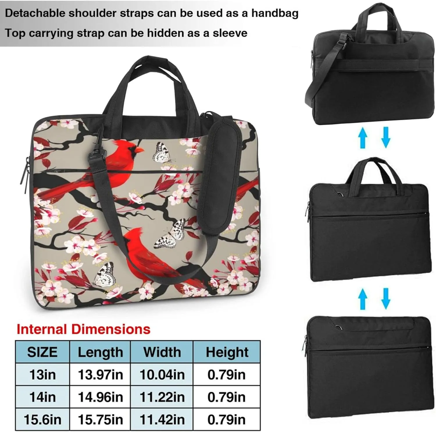 Vizslas Coffee Cafe DogLaptop Shoulder Bag ​for Men Women, Computer Carrying Case Messenger Bag with Strap