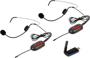 VocoPro Two-Channel Digital UHF Wireless System