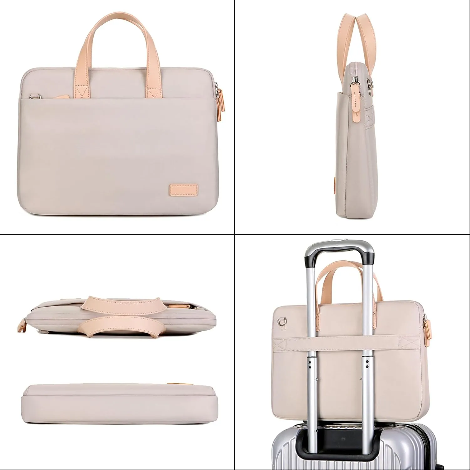 VODIU 14 15.6 16 inch Laptop Case, Basics Laptop Bag with Compartment, Carrying Briefcase Messenger Bag with Strap,Pocket