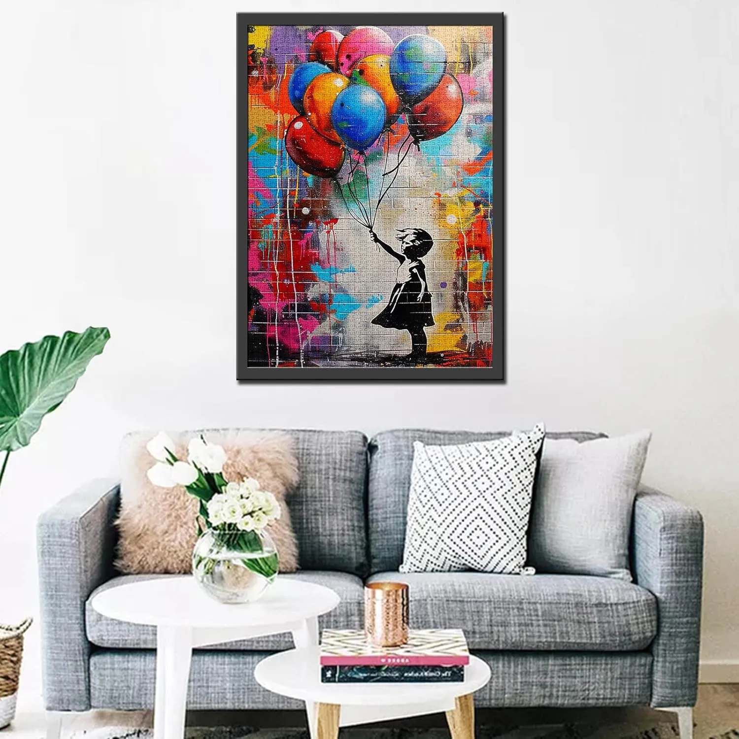 Wall Graffiti Colorful Balloon Jigsaw Puzzles