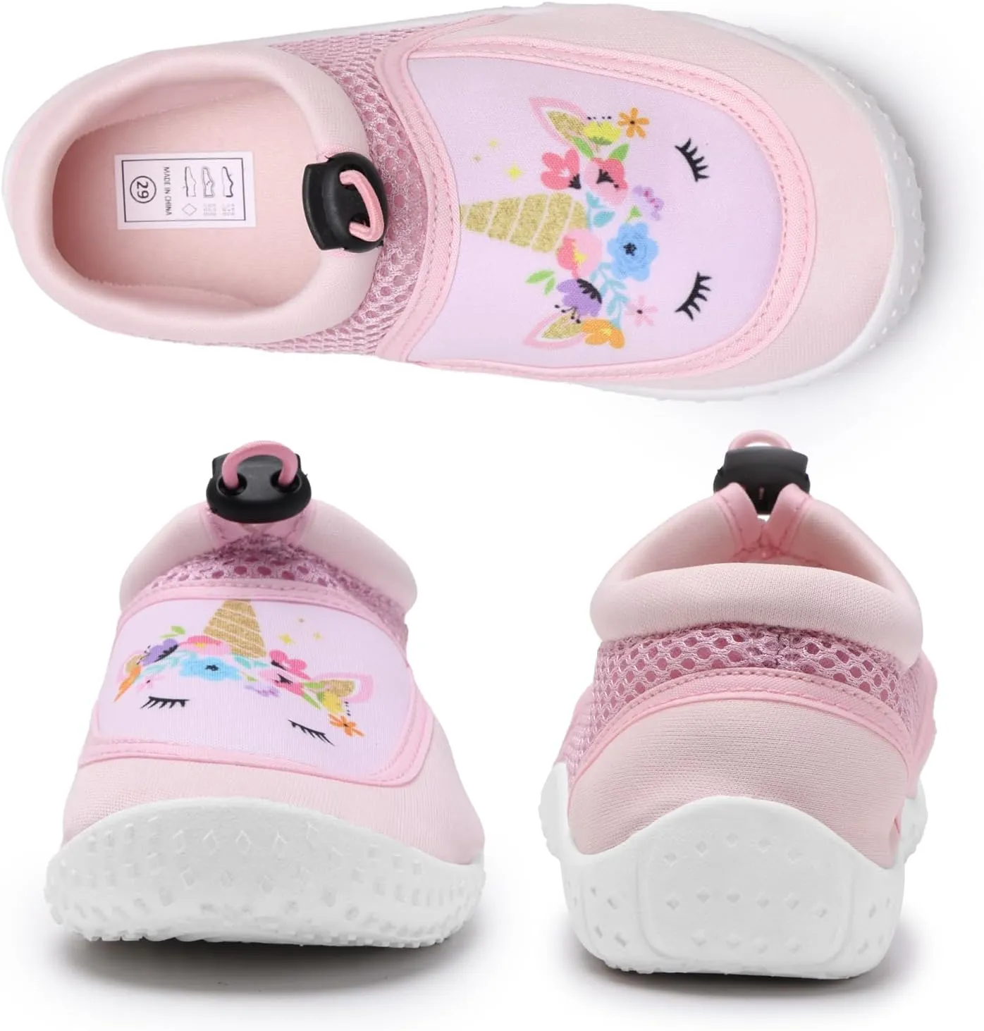 WateLves Kids Water Shoes for Boys and Girls Quick Dry Barefoot Aqua Socks Beach Swim Pool Shoes Toddler Little Kid to Big Kid