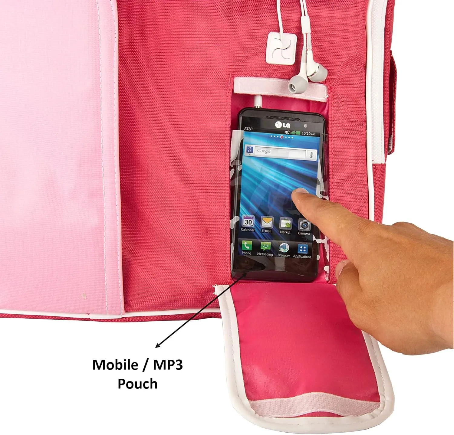 Water-Resistant Nylon Laptop Shoulder Messenger Bag for Professionals - Organized Multi-Compartment Tote for 12" Computers