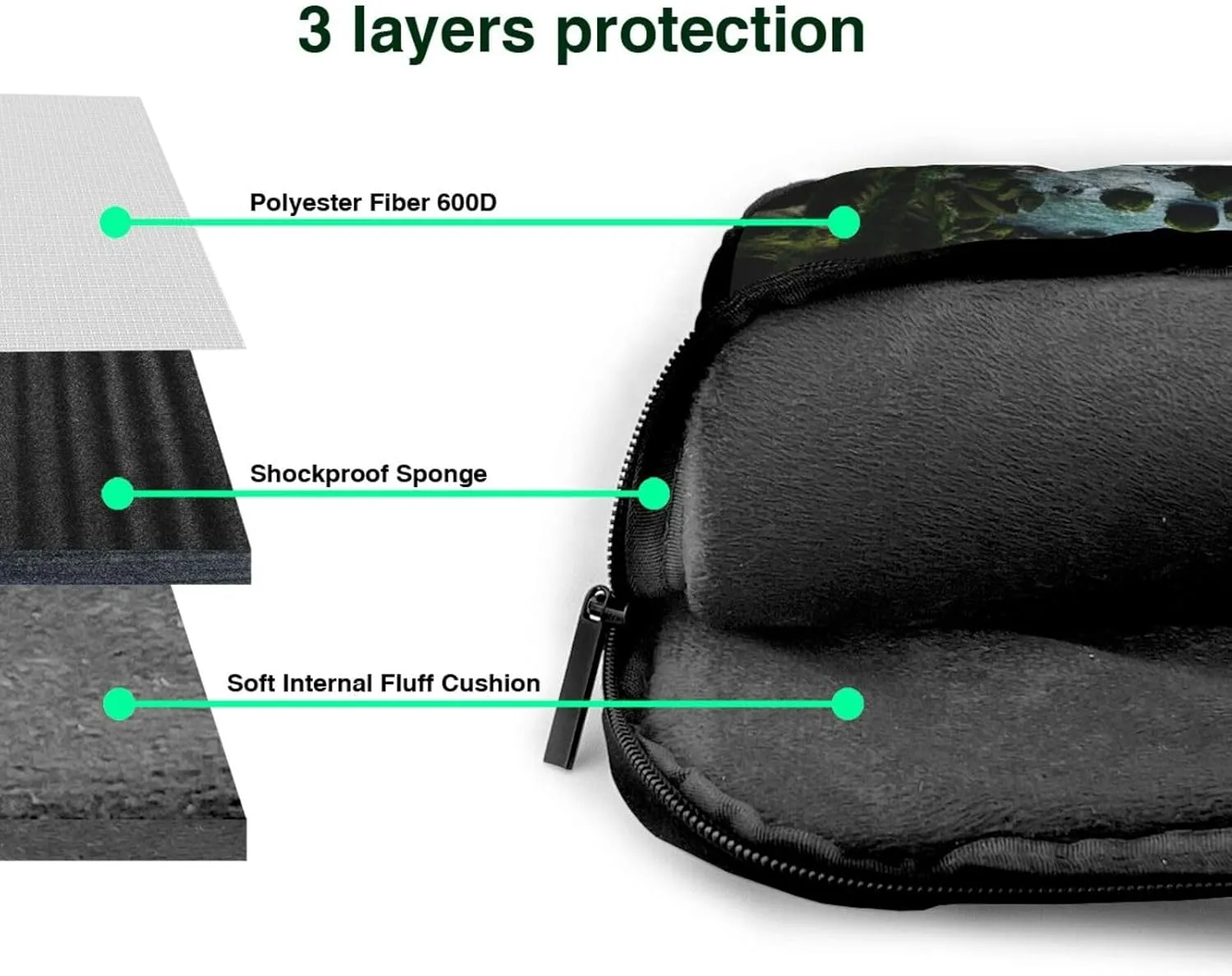 Waterfall cliff Laptop Tote Bag for Men Women Laptop Sleeve Shoulder Briefcase Messenger Computer Bag