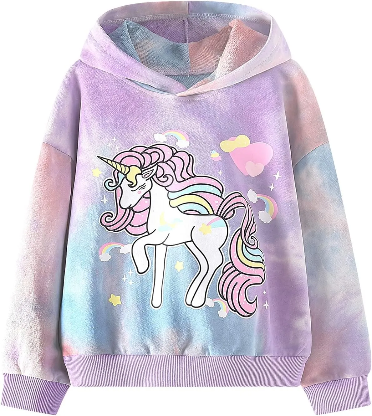 WELAKEN Unicorn Sweatshirts for Girls Toddler & Kids II Little Girl's Pullover Tops Sweaters & Hoodies