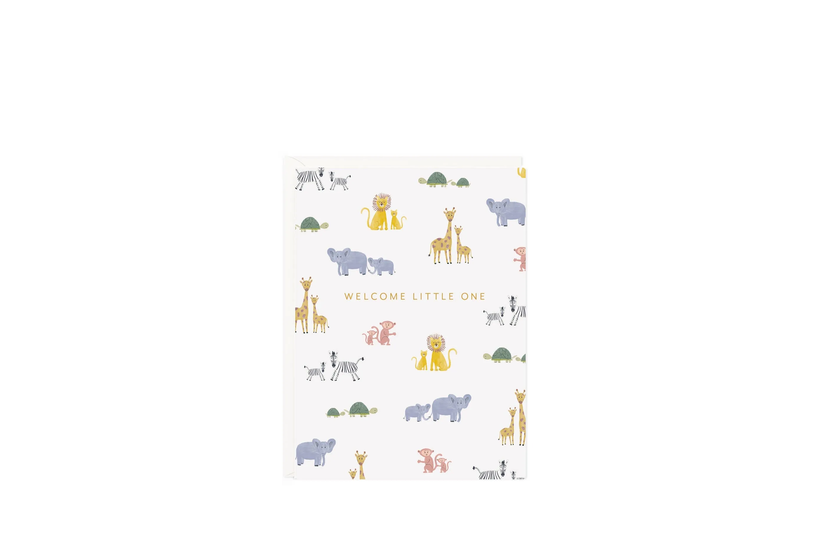Welcome Animals Mini Card