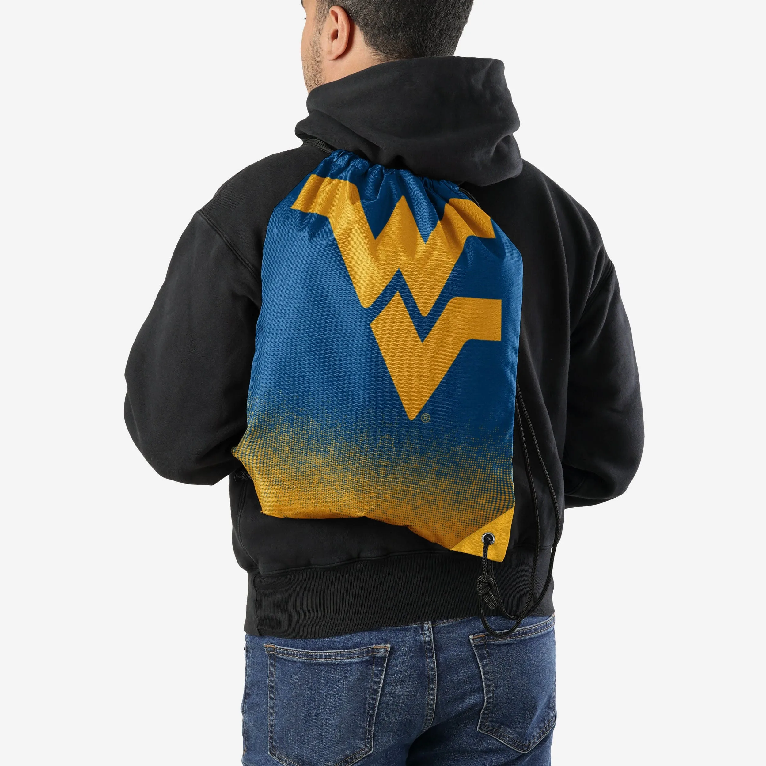 West Virginia Mountaineers Gradient Drawstring Backpack