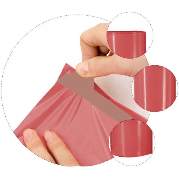 Wholesale 5,000pcs 450mm x 550mm   50mm Poly Mailing Courier Satchels - Light Pink