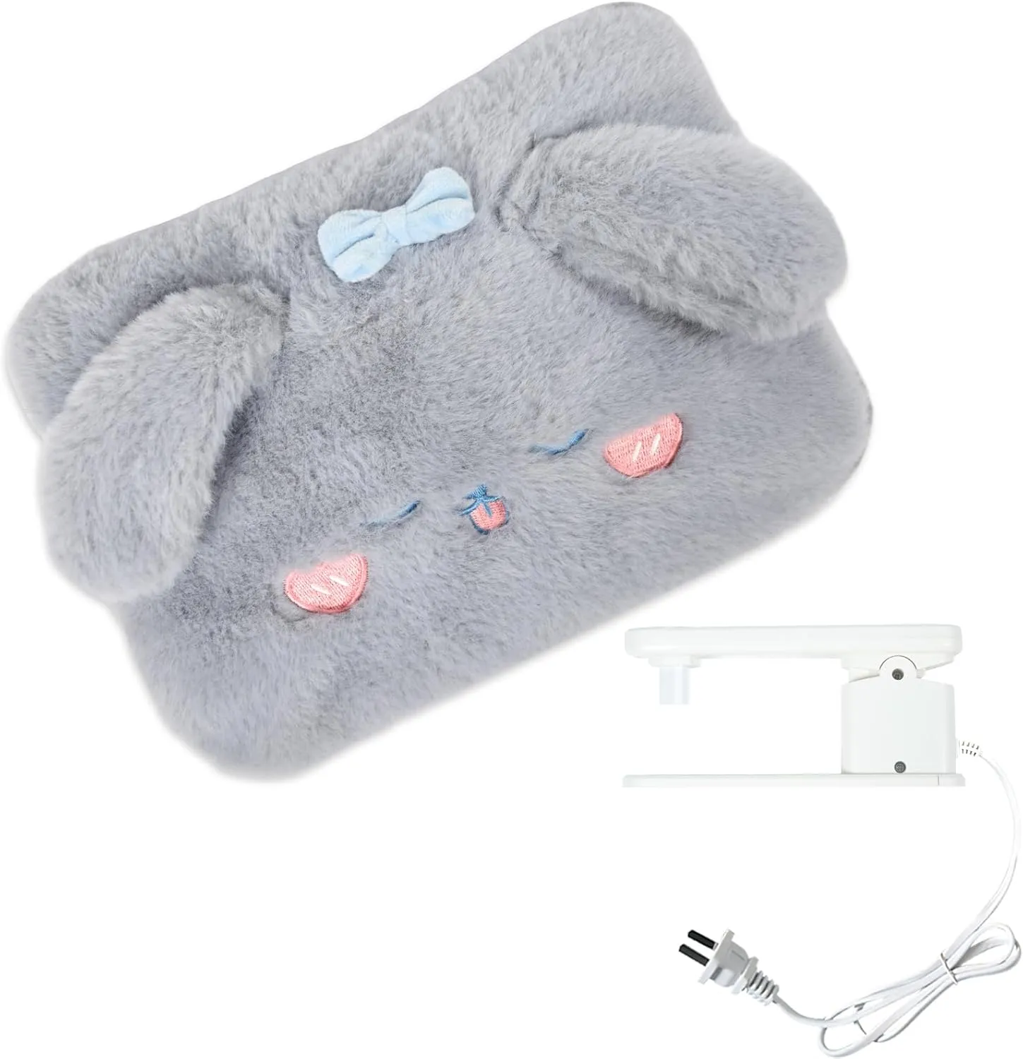 WITERY Electric Hot Water Bag with Cover- Rechargeable Heating Pad Hot Water Bottle for Pain Relief Cramps & Sore Muscles, Hot Compress Bag Hand Warmer for Outdoor/Indoor (Filled with Water)