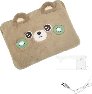 WITERY Electric Hot Water Bag with Cover- Rechargeable Heating Pad Hot Water Bottle for Pain Relief Cramps & Sore Muscles, Hot Compress Bag Hand Warmer for Outdoor/Indoor (Filled with Water)