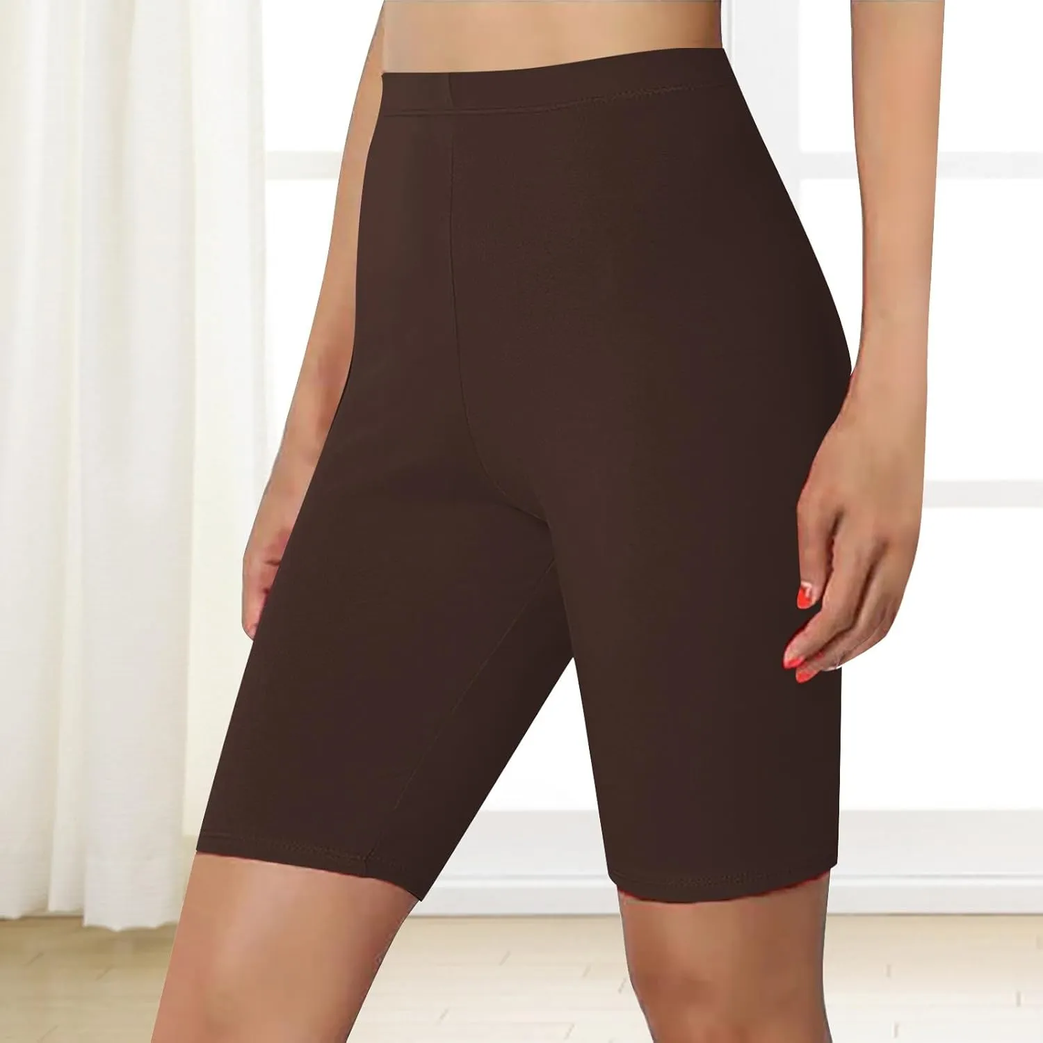 Women's Biker Shorts Women's Fitness Yoga Shorts High Waist Women's Dance Volleyball Hip High Waisted Tummy Control