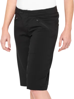 Women's Ridecamp Shorts - Black - Large (Each)-50020003 PU