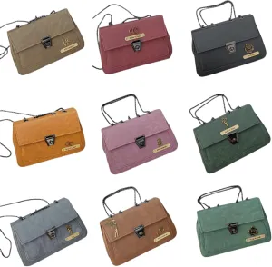 Women's Shoulder Bag 2 in 1 Leather Sling Bag Any Name Can Be Customised, Charm Option Available Bag For Women
