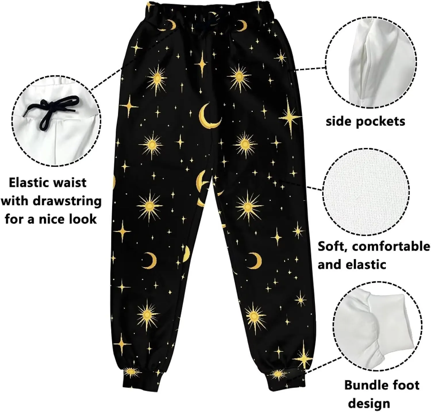 Women's Trouser, Stretch Track Trouser with Pocket for Running Sport, Size S-2XL