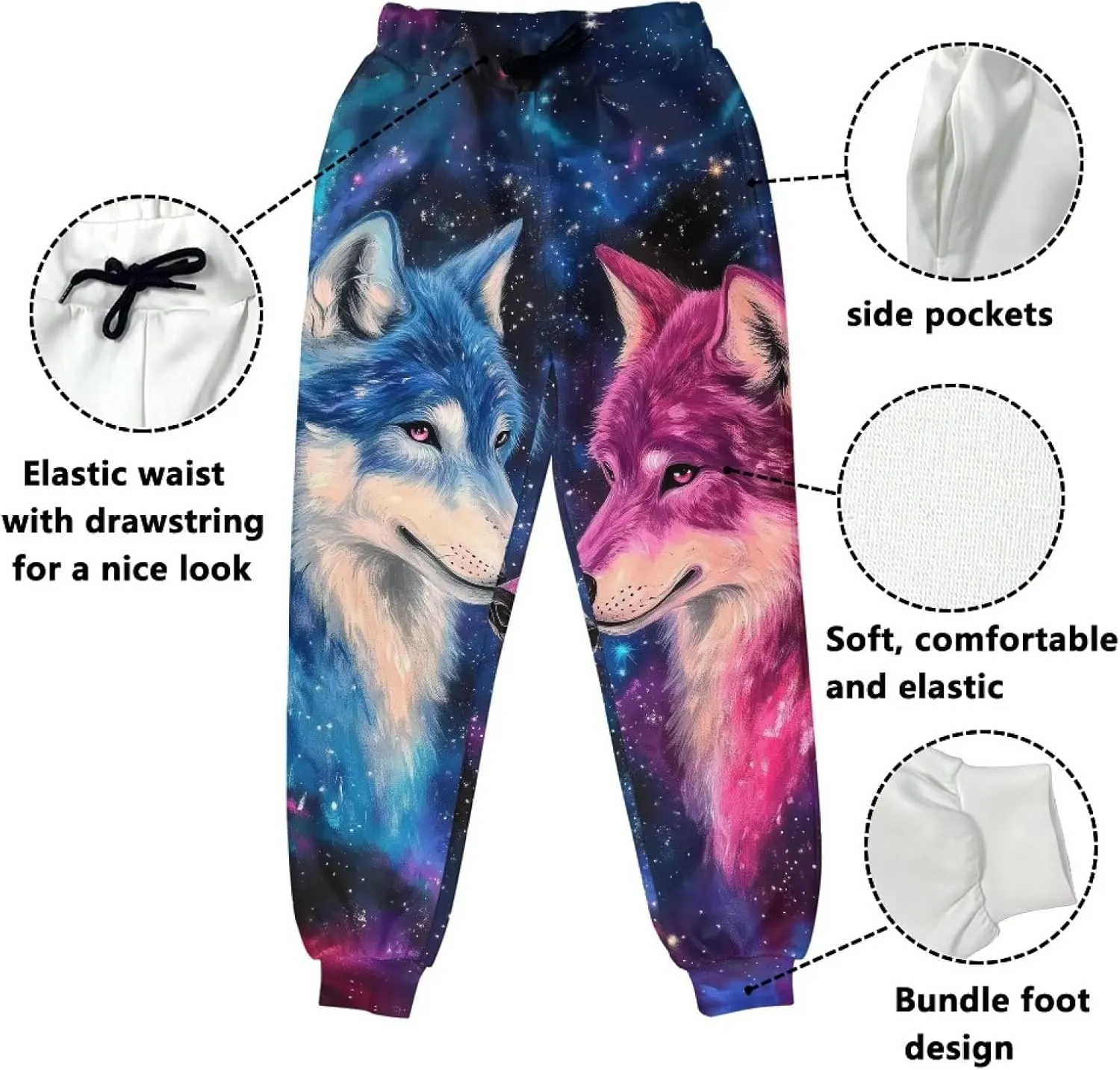 Women's Trouser, Stretch Track Trouser with Pocket for Running Sport, Size S-2XL