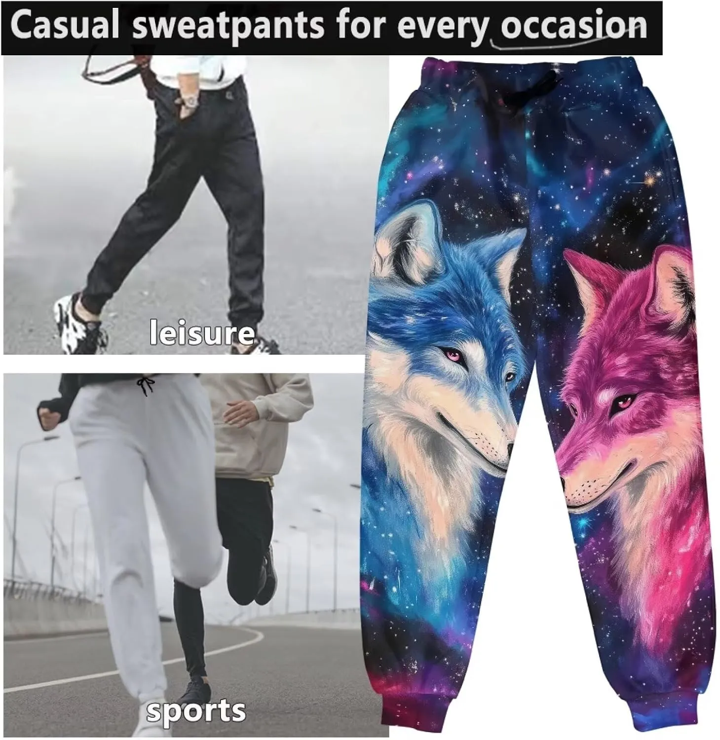 Women's Trouser, Stretch Track Trouser with Pocket for Running Sport, Size S-2XL
