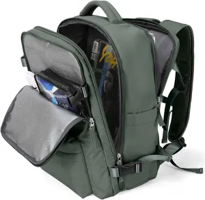 WONHOX Large Travel Backpack Carry on Flight Approved Laptop Work Business Backpack for Women Men Mochila de Viaje