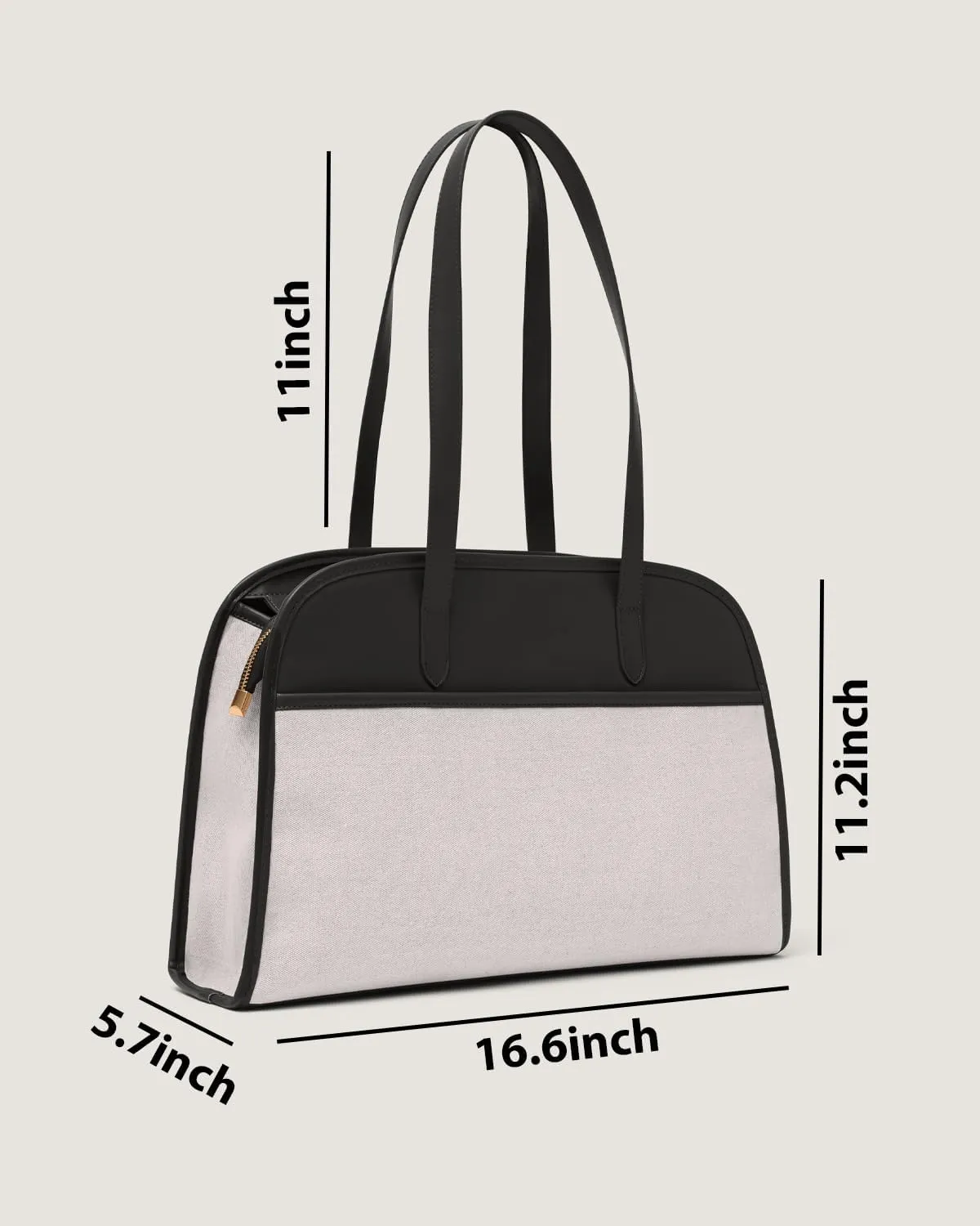 Work Tote Bags for Women 15.6 Inch - Laptop Tote Bag with Zip Compartments - Briefcase for Women Professional for Computer