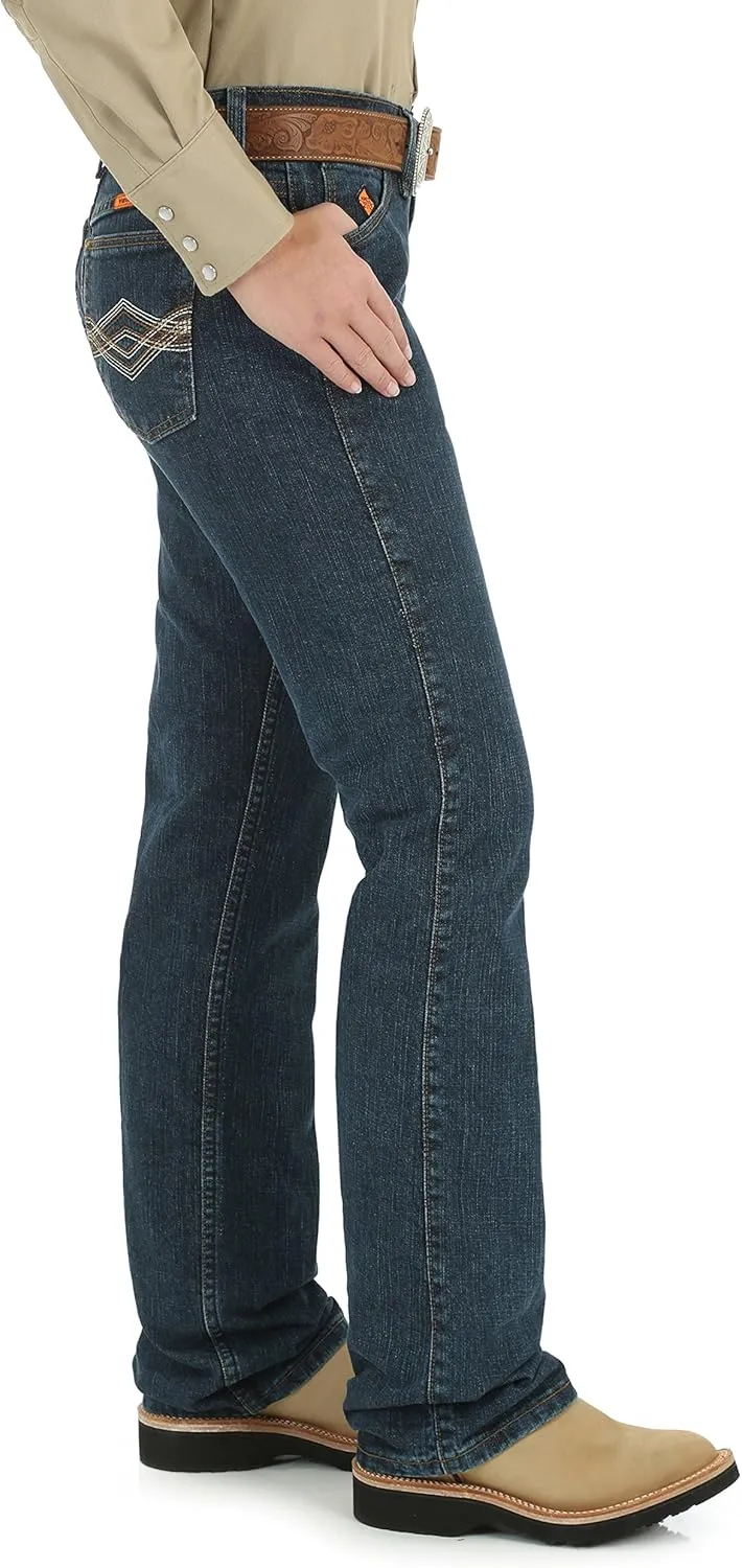 Wrangler Womens FR Western Mid Rise Boot Cut Jean