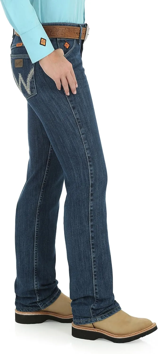 Wrangler Womens FR Western Mid Rise Boot Cut Jean