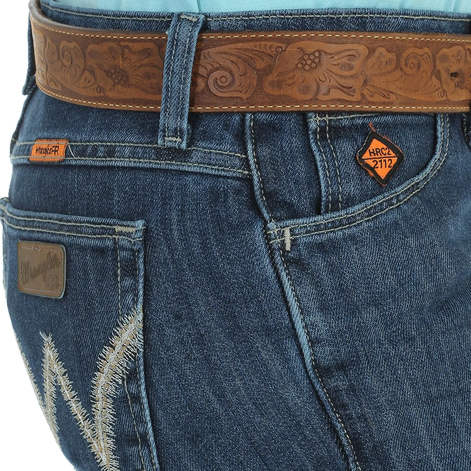 Wrangler Womens FR Western Mid Rise Boot Cut Jean