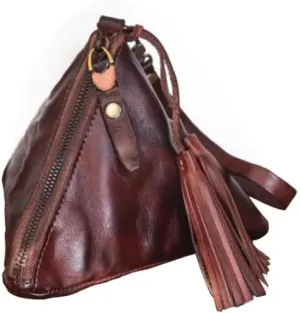 XXHong Leather Mini Vintage Purse Coffee Color Coin Purse Card Bag Key Bag Leather Zipper Change Purse Leather Personality Coin Purse for Men and Women