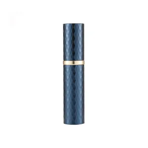 Yeejok Travel Perfume Bottle, Refillable Perfume Atomizer for Travel 5ml, TSA-Approved Portable Mini Empty Cologne Spray Bottle Pump Refilled for Men and Women, Navy Blue