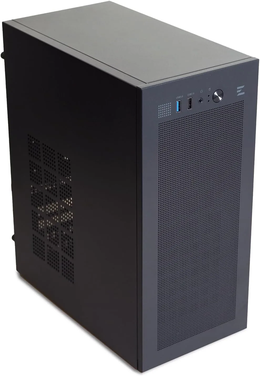 Zalman CUBIX Compact mATX PC Case, Micro-ATX/Mini-ITX/DTX, SFF SFX HTPC Small Computer Chassis, Fits Standard ATX Power Supply, USB 3.0 (Black)