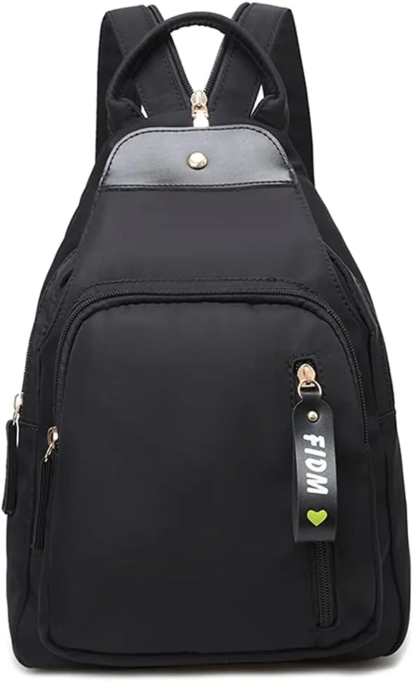 zhongningyifeng Backpack for Women Small, Mini Nylon Travel Backpack Purse, Shoulder Bag Cute Lightweight for Ladies